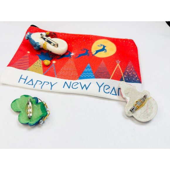 Handmade Christmas & New Year Accessory Set - Picture 3 of 3